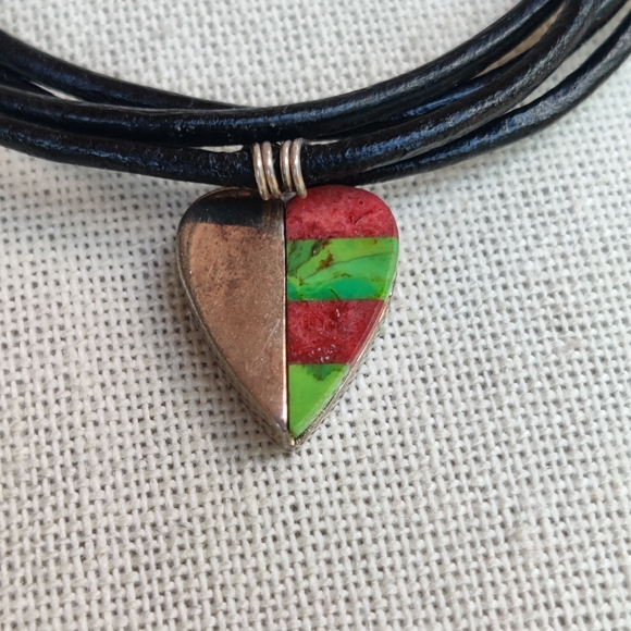 Vintage sterling Jay King desert rose trading semi precious stone bracel… - Picture 4 of 12